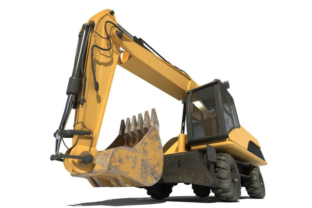 Large excavator