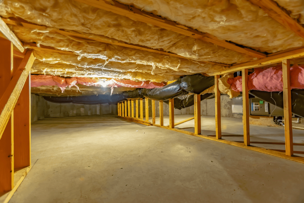 insulated crawl space